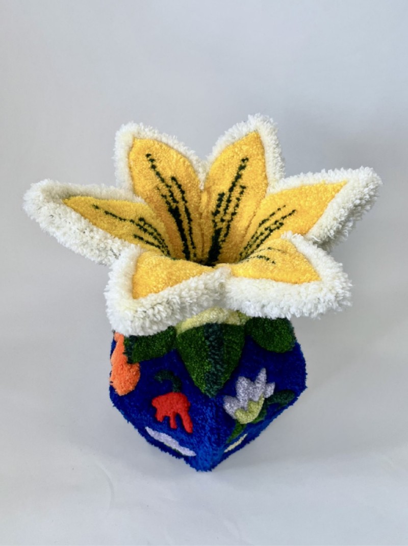 Yellow Flower Vase