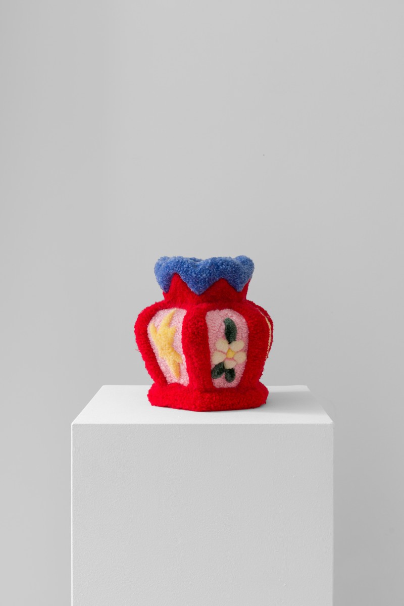 SMALL RED VASE