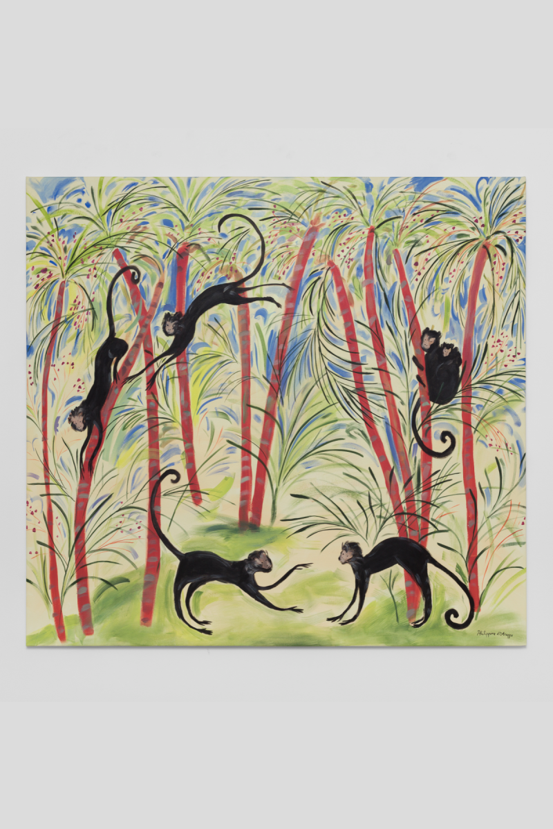 Les Singes dans les Açais